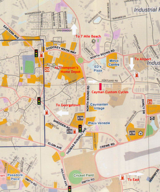 Closeup map