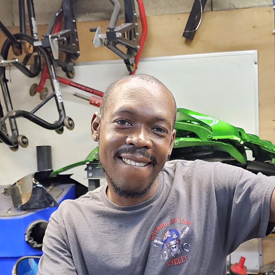 Sheldon, Cayman Custom Cycles